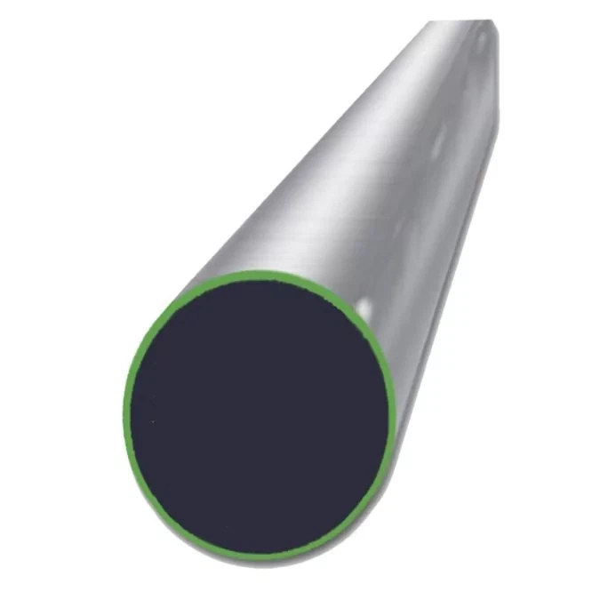 Tubo redondo de aço inoxidável 304 grão 180 - 2 polegada X 0,065